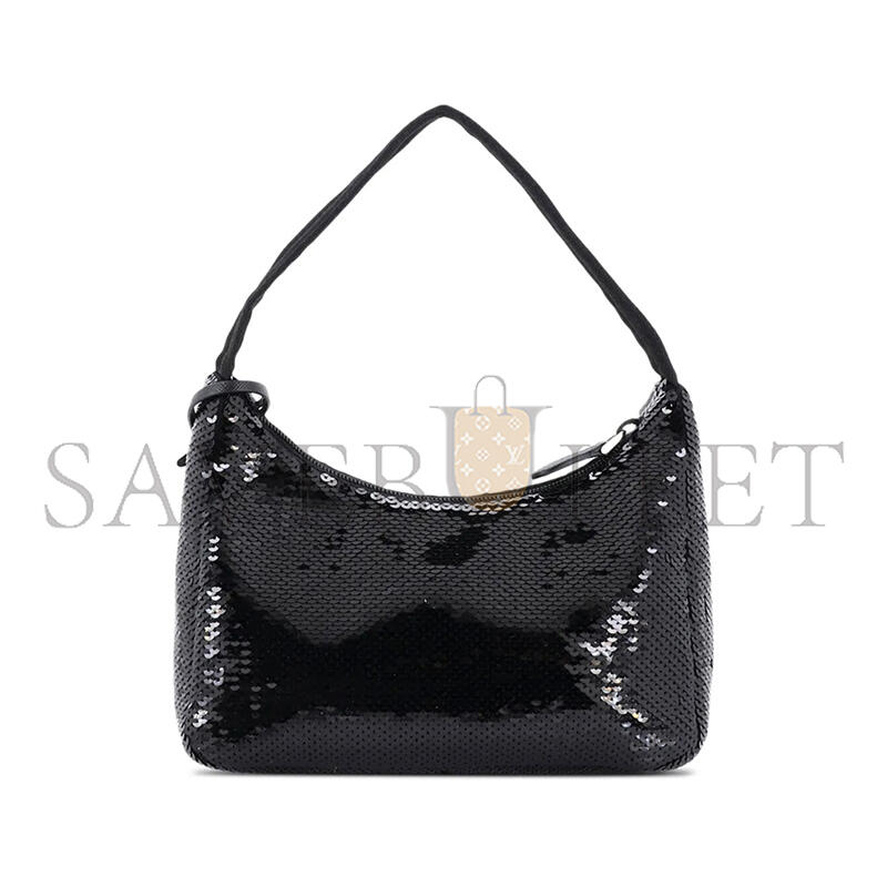 PRADA PRE-OWNED RE-EDITION 2000 SEQUINS MINI HOBO BAG 1NE515 (22*12*6cm)